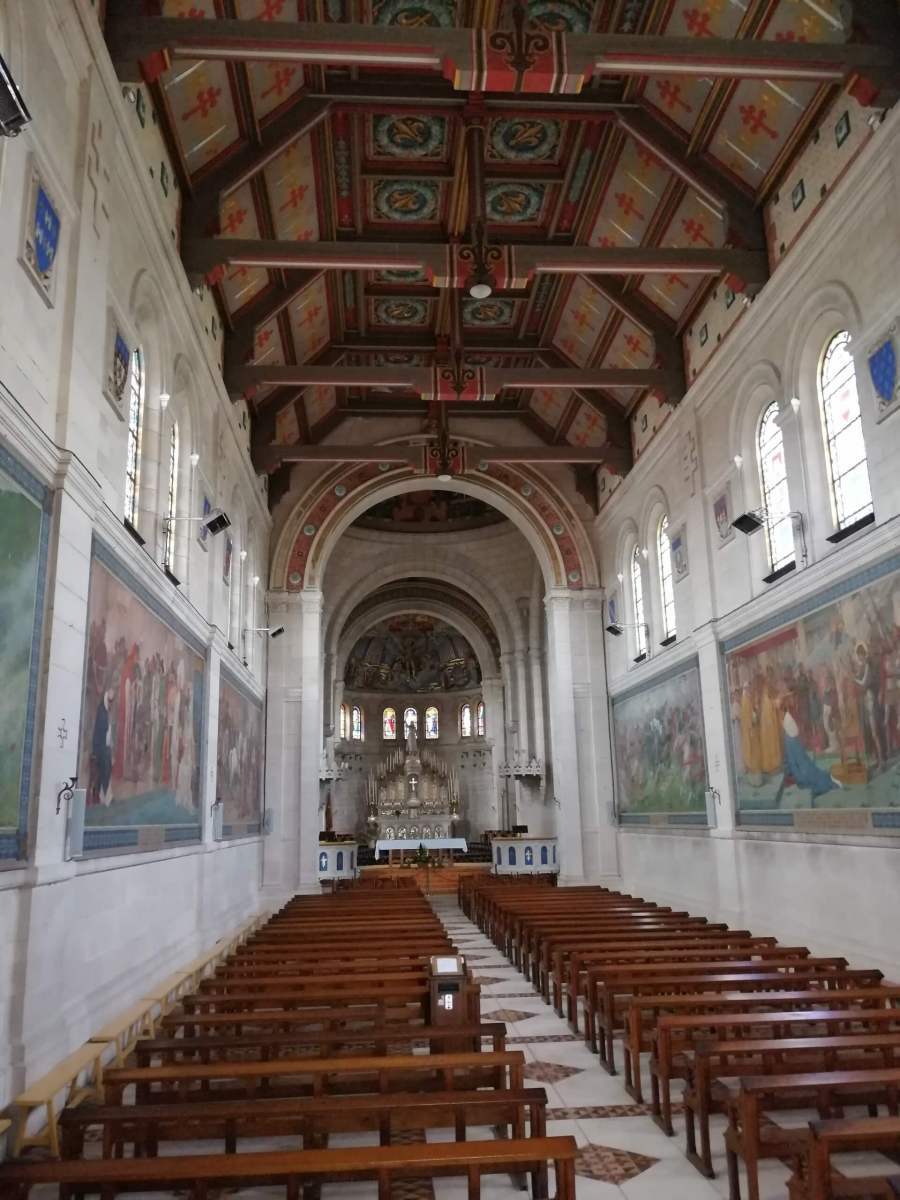Domrémy - Domrémy (88) - Intérieur de l'Eglise - Carte postale ancienne