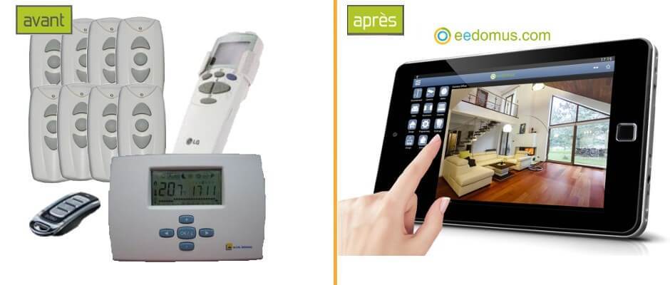 Pilotage centralisé d’un appartement eedomus+ Zwave & EnOcean, Saint Avold